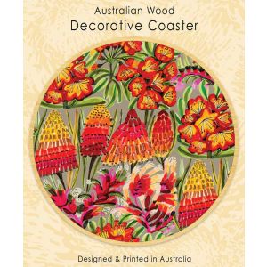 Red Hot Pokers Coaster