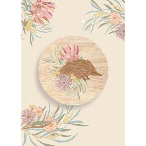 Echidna 70mm Magnet Greeting Card