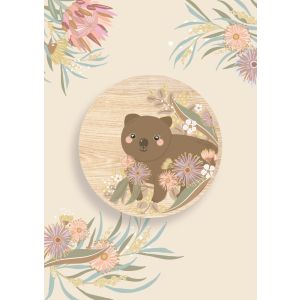 Wombat 70mm Magnet Greeting Card