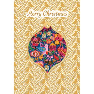 Bauble Greeting Card - Christmas Trinkets 