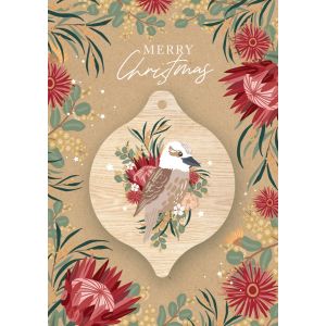 Bauble Greeting Card - Kooka