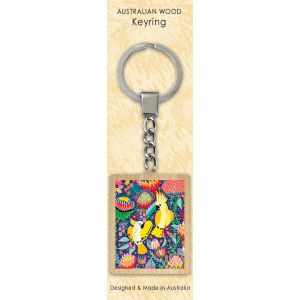 Cockatoos Keyring