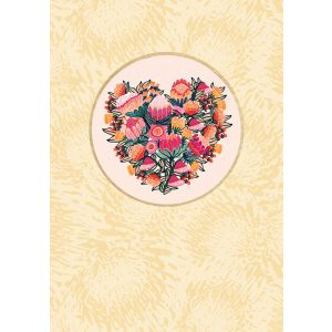 Heart 70mm Magnet Greeting Card