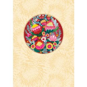 Bush Bouquet 70mm Magnet Greeting Card