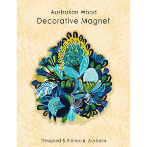 Wooden Magnet - Azure Natives