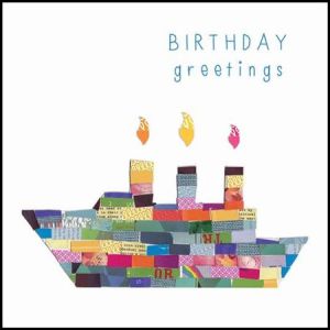 Paper Mosaic - Birthday Boat 