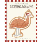 Die Cut Christmas Emu