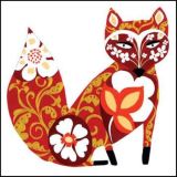 Fox Greeting Card