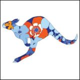 Kangaroo Greeting Card