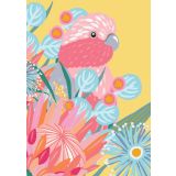 Yellow Galah Greeting Card