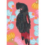 Peach Cockatoo Greeting Card
