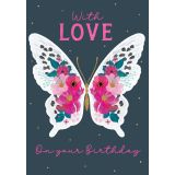 Birthday Wishes Butterfly