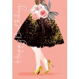 Black Dress Happy Birthday