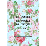 Be Honest Be Humble... Magnet Greeting Card