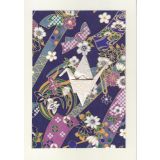 Crane - Purple Geo Floral