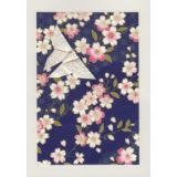 Butterfly - Navy Blue & Pink 