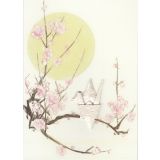 Crane With Blossom