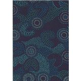 Blue With White Circles