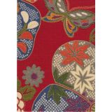 Deep Red Floral