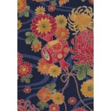 Chrysanthemums - Navy