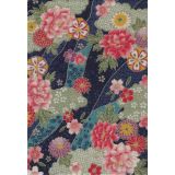 Oriental Floral - Navy