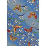 Butterflies On Blue