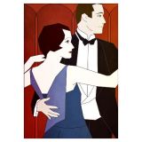 Dancing Couple Printed Greetin