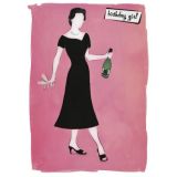 Black Dress Birthday Girl Prin