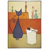 Alley Cats Birthday Cake Print