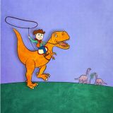 Dinosaur Printed Greeting Card