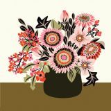 Fall Flowers Vase