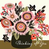 Tall Flowers Vase Thinking of You