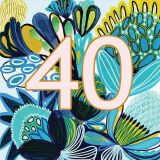 Blue 40th Birthday