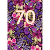 Plum Flowers 70th Birthday
