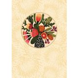 Banksias in a Vase 70mm Magnet Greeting Card