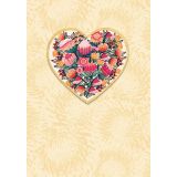 Greeting Card - Floral Heart