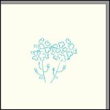 Blue Flowers Letterpress