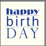 Happy Birthday Letterpress
