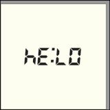 Clock Letterpress