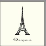 Eiffel Tower Letterpress