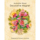 Wooden Magnet - Wild Proteas