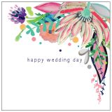 Happy Wedding Day Floral