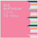 Mini Rainbow Stripe Birthday