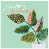 Mini Happy Birthday Leaves