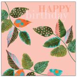 Mini Pink Birthday Leaves