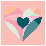 Mini Geo Heart