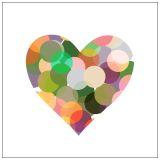 Mini Polkadot Heart
