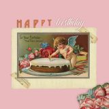 Vintage Style - Birthday Cake