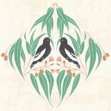 Magpies & Gum Blossom