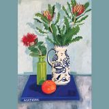 Melanie Vugich - Two Vases, Matisse Book & Mandarin